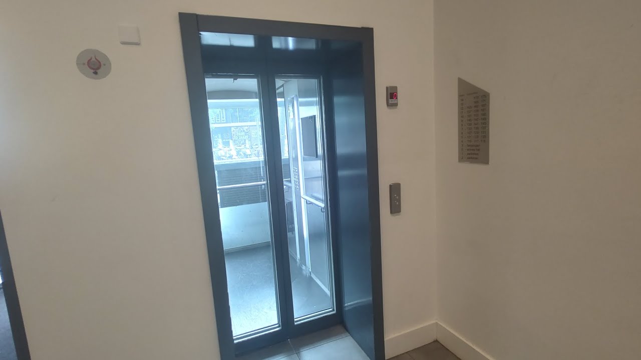 14 Floors! Otis MRL Elevator @ 175 Boulevard 1945, Enschede, Netherlands