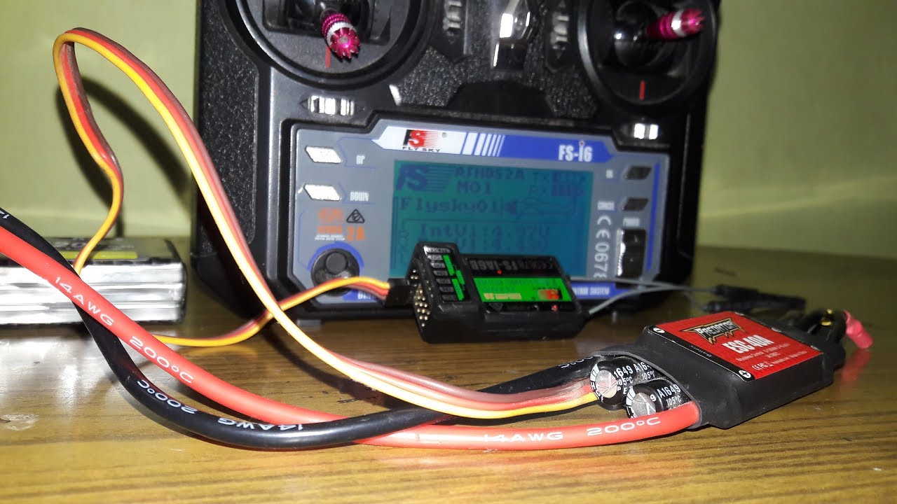 How to Bind Flysky FS-i6 transmitter with FS-iA6B receiver