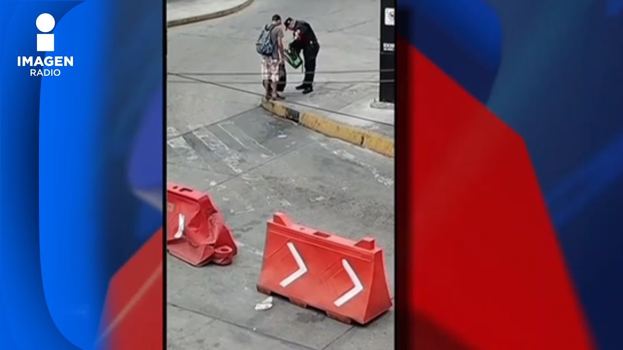 Policía regala mochila a niño y TikTok lo aplaude