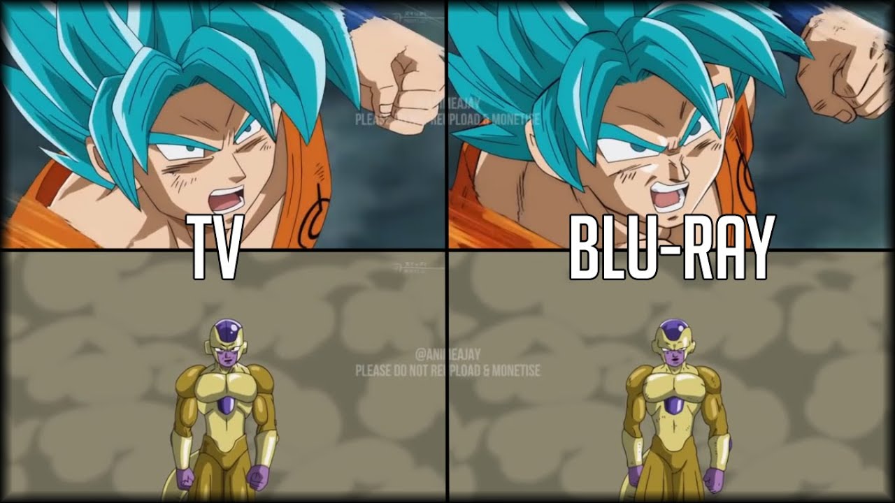 Dragon Ball Super: TV/Original VS Blu-Ray/DVD | Comparación y corrección | 2016-2021