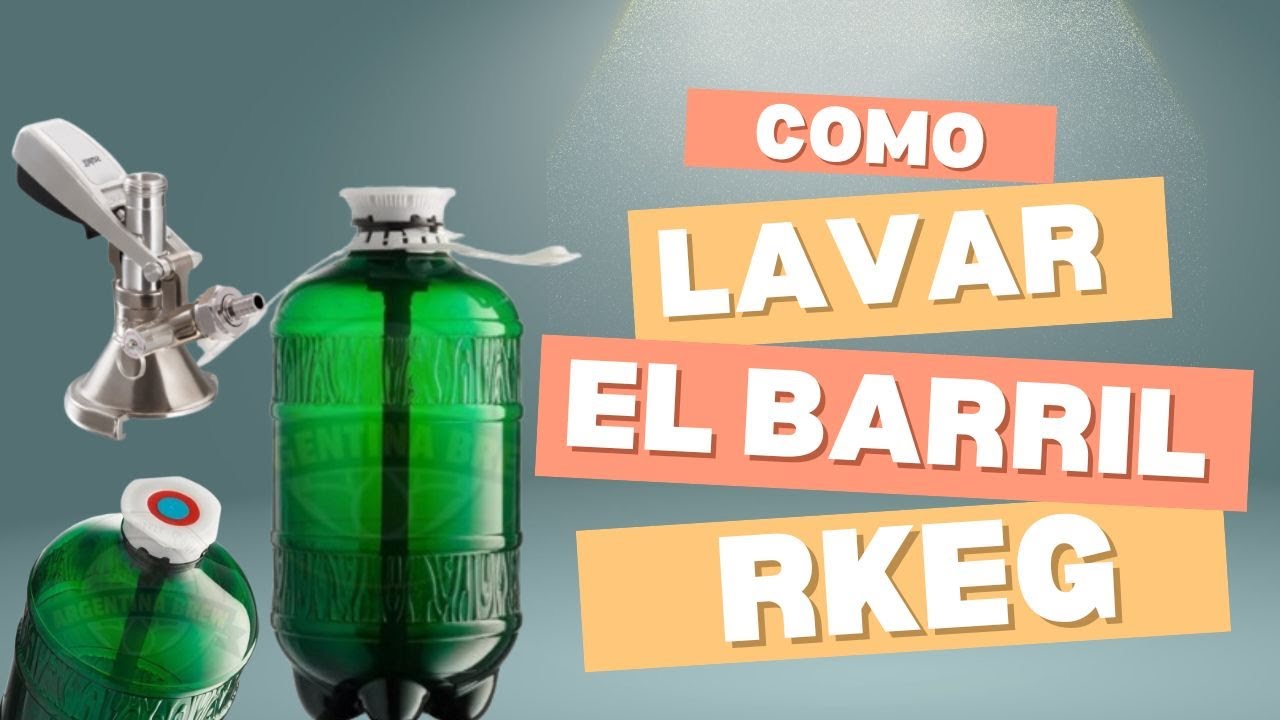 Barril de PET RKeg, Limpiar Barril de PET, Re Utilizando Barril Descartable, Cerveza Artesanal Saga