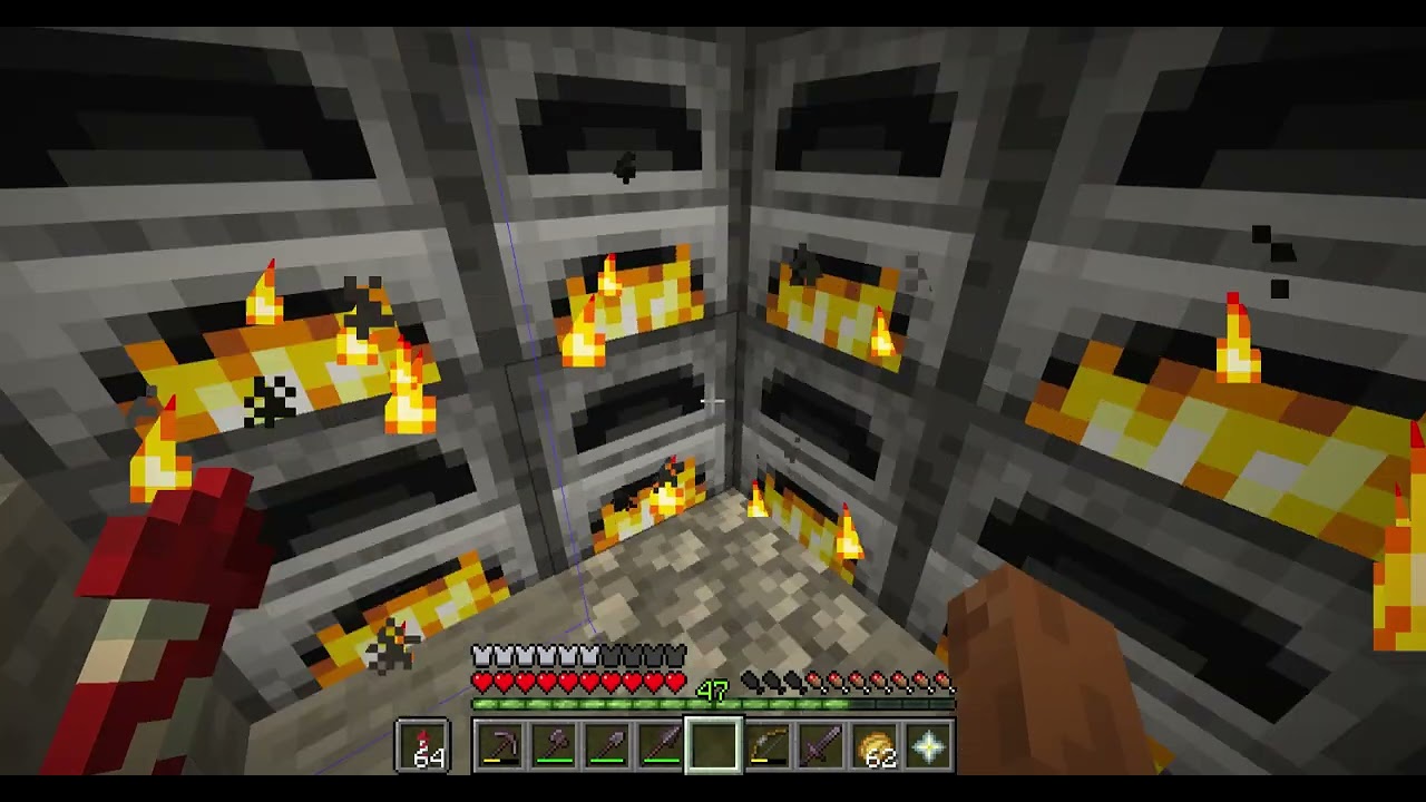 Minecraft  копаю чанк ч9