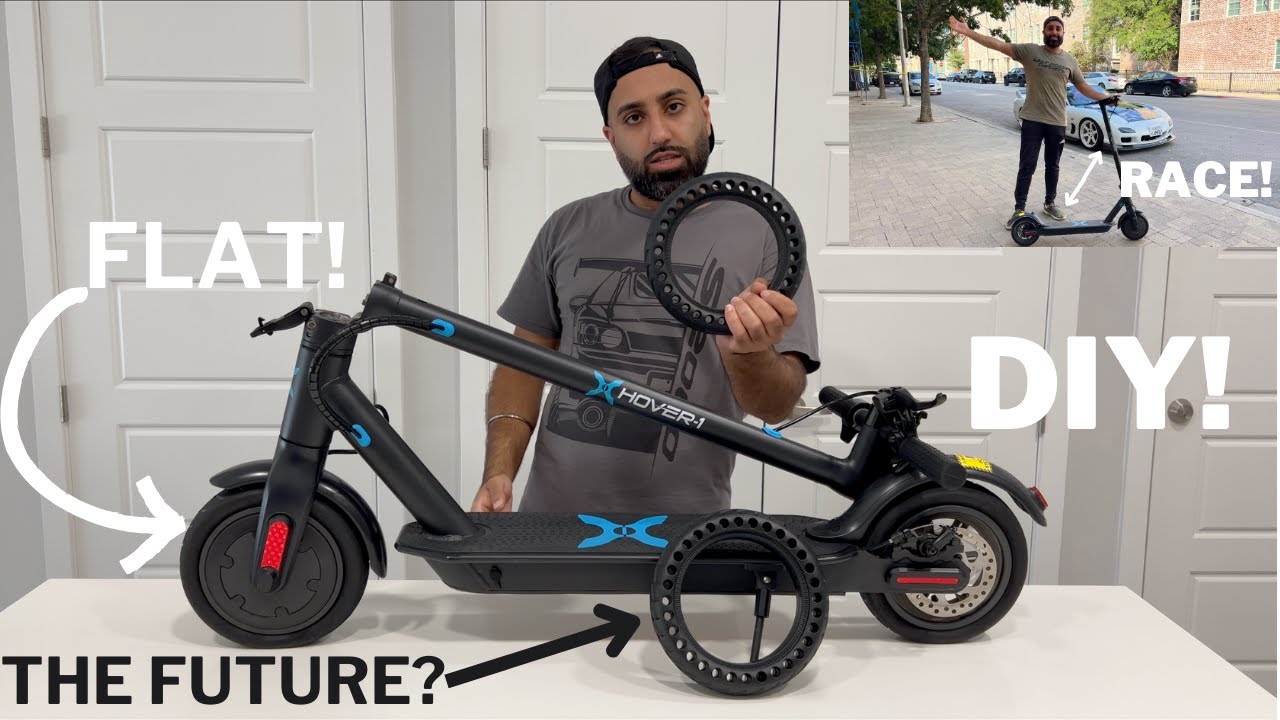 DIY: How to Install / Change to SOLID TIRES on your E-SCOOTER (Hover 1 / Xiaomi / M365 / PRO / Mi 3)