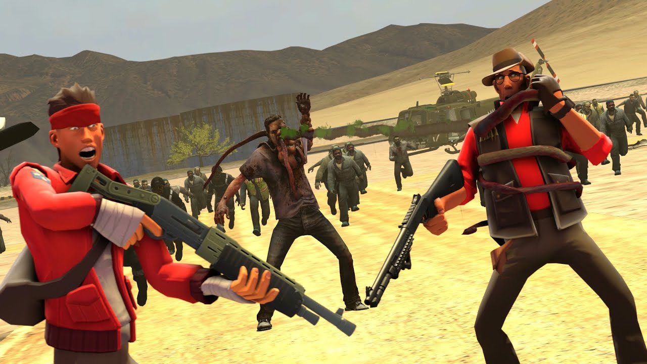 TF2 x Left 4 Dead Часть 2 - [SFM]