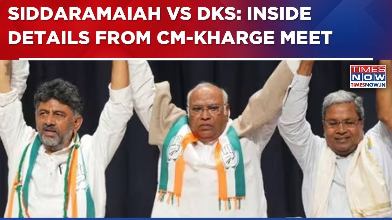 'Karnataka Govt Image Hit': Siddaramaiah Tells Mallikarjun Kharge As Power Tussle Intensifies| WATCH