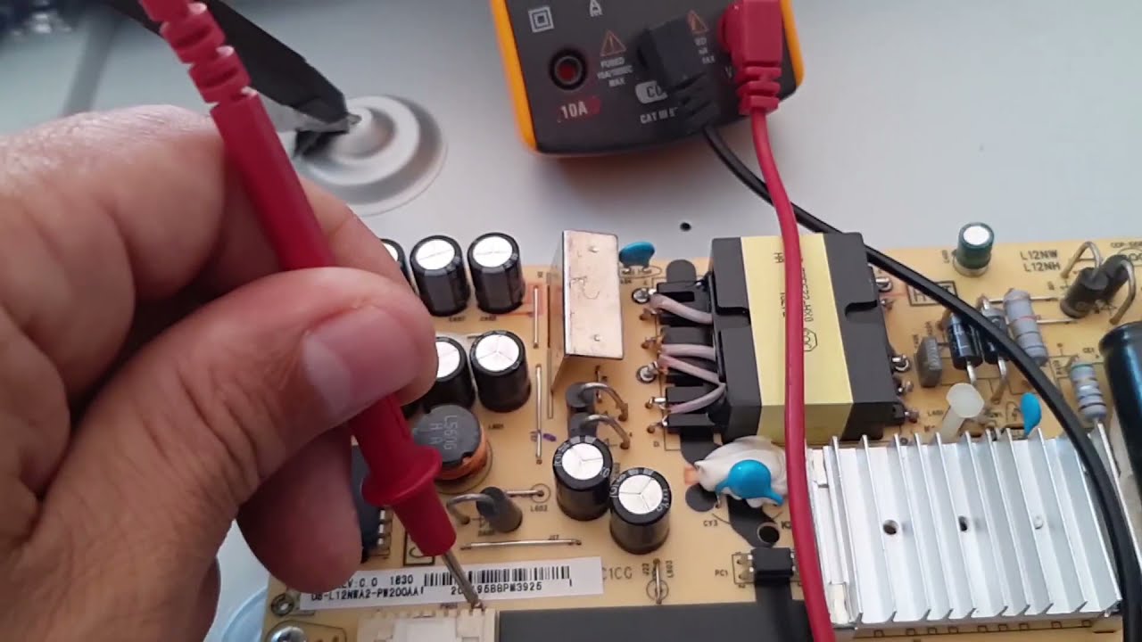 SEMP TCL 55P65US Corrigindo Tensão da Fonte Para Diminuir as Chances de queima dos LEDs