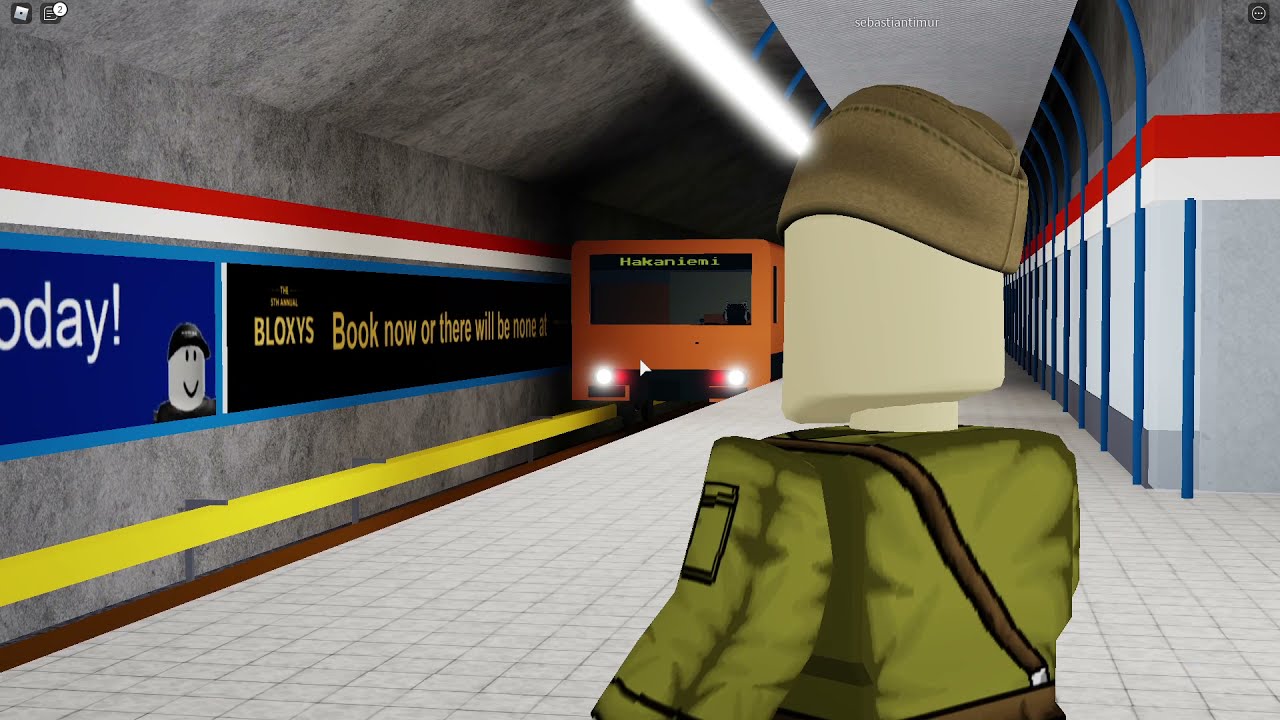 Old M100 charter train in HMS | Helsinki Metro Simulator #3.5