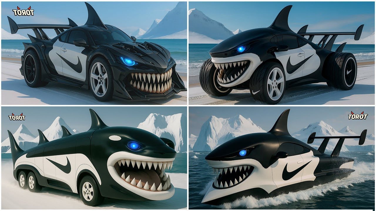 SIGMA BOY x BRAINROT EXTINCTION RACING  Shark Supercar vs Muscle Car vs Shark Bus vs Shark Boat Car