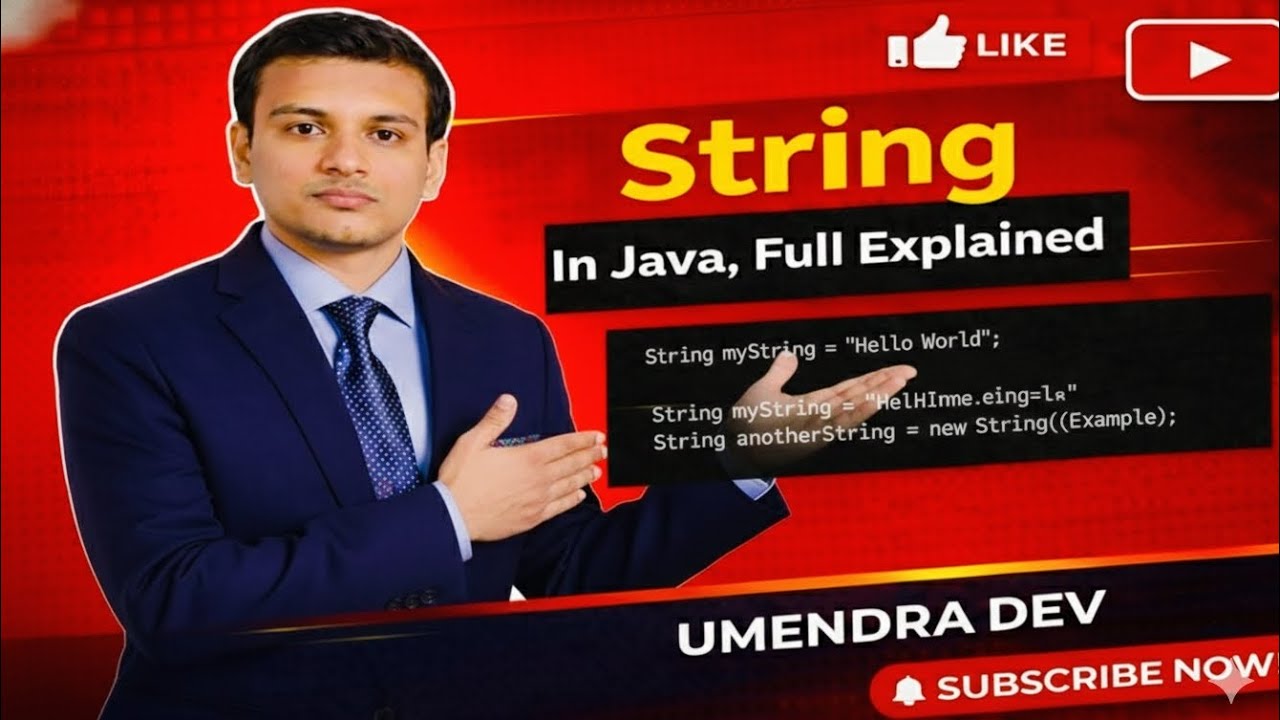 String in Java | Full Explained | With Best Example 