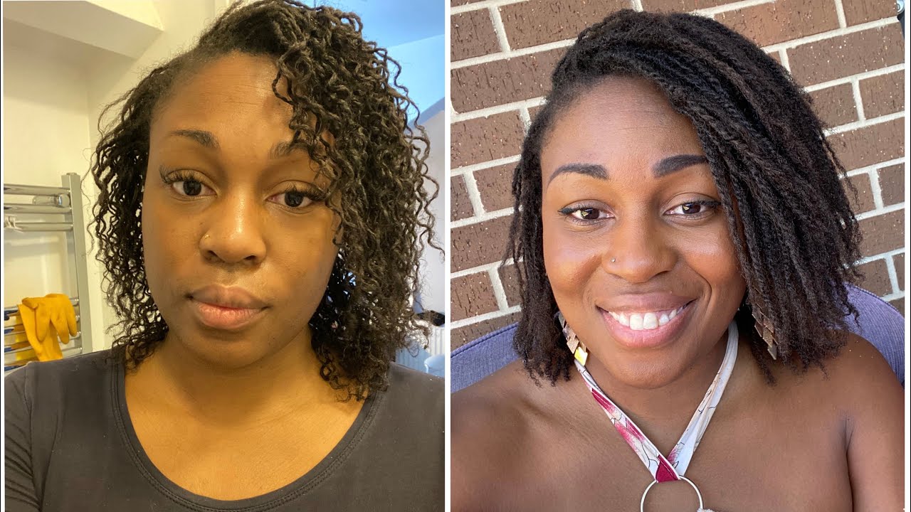 Microlocs 9 Months Update on Texlax/Relaxed Hair  | Trusting the process #Microlocs #locs #relaxed
