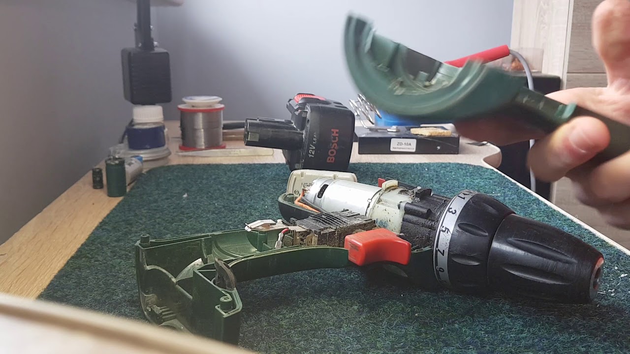 Bosch PSR 12 VE-2 Naprawa latającej głowicy.