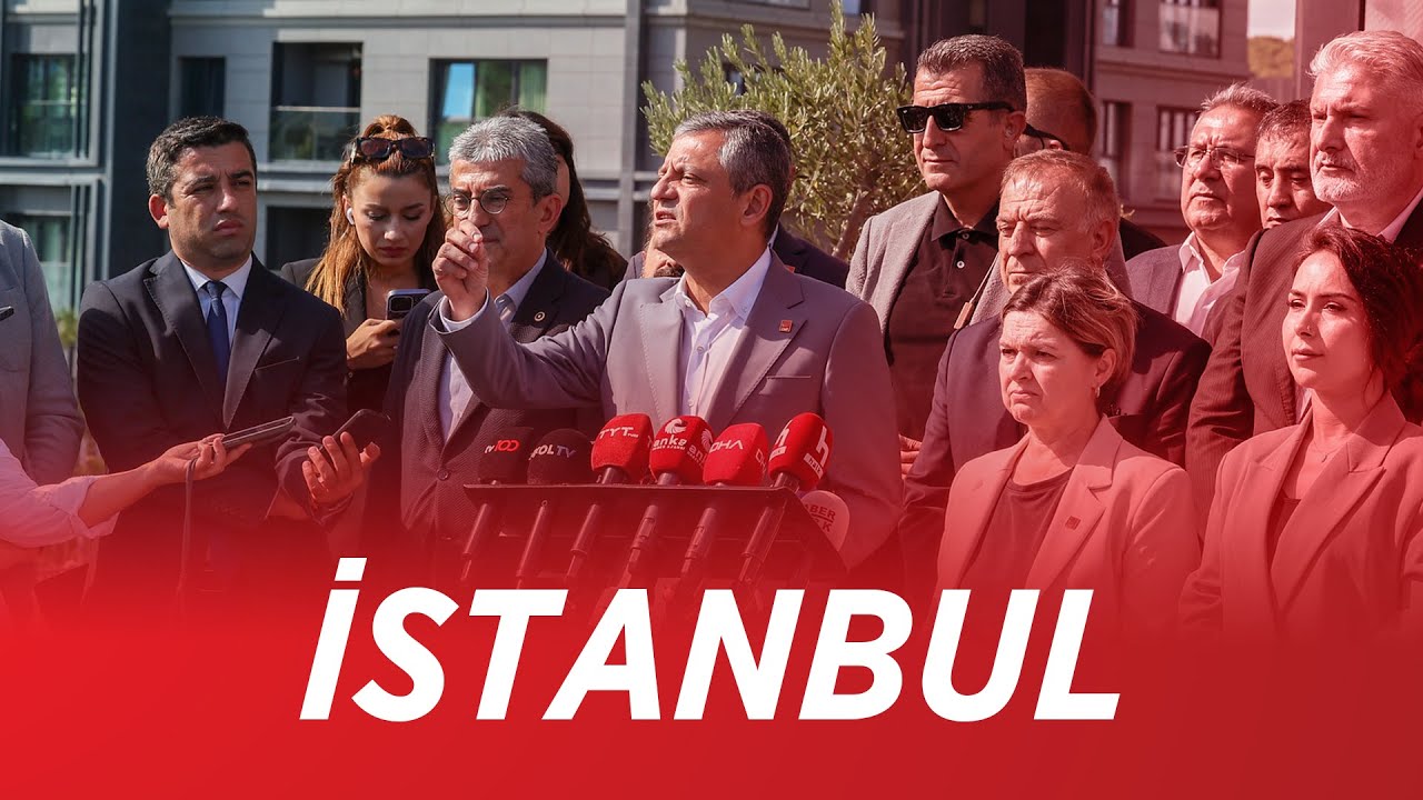 CHP GENEL BAŞKANI ÖZGÜR ÖZEL İSTANBUL'DA 13/09/2025