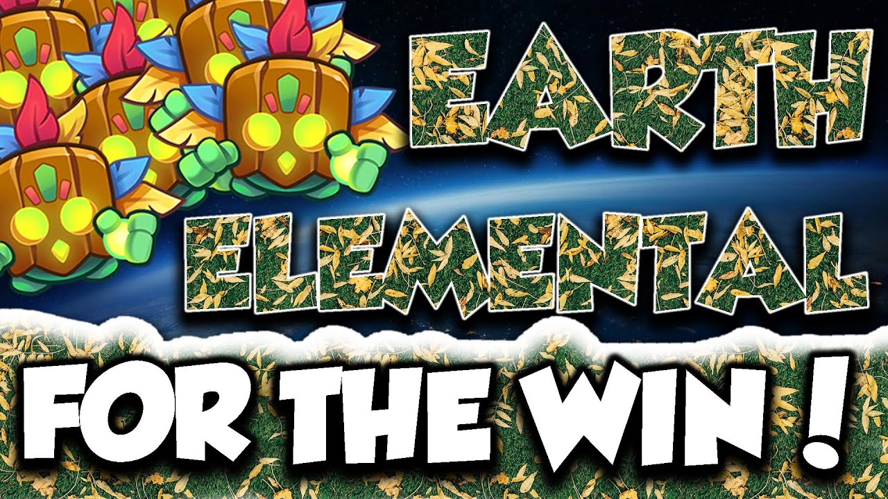 EARTH ELEMENTAL Wins Games?! - Having Fun With The New Card! || Rush Royale