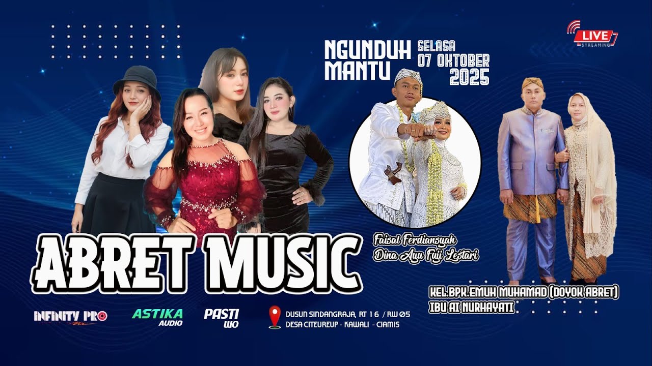 LIVE PERFORM ABRET MUSIC | SYUKURAN NGUNDUH MANTU KELUARGA BESAR DOYOK ABRET | INFINITY PRO