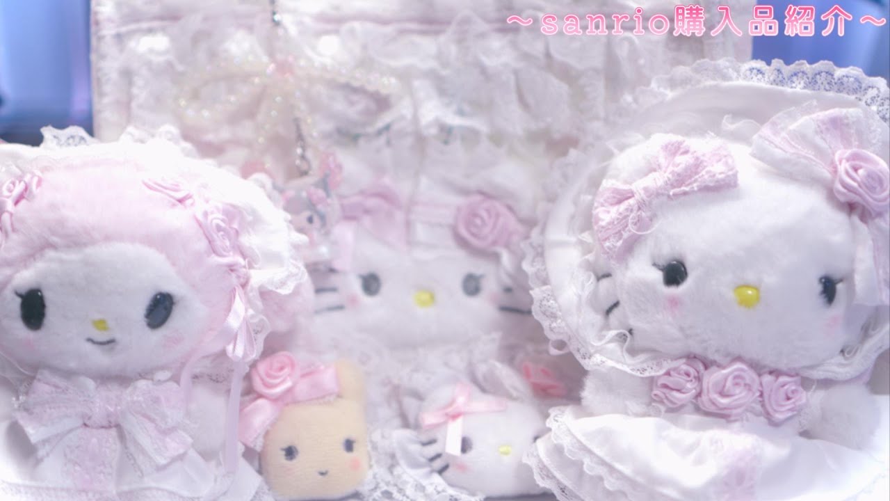 かわいい大渋滞🤍sanrio🎀🫧ホワイトフリル購入品🩰🦢 ̖́-.⋆