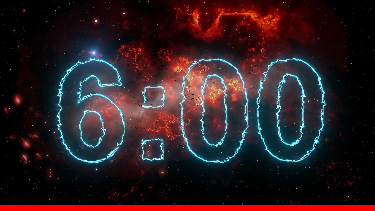 ⚡🎵 Epic Electric Timer - 6 Minutes Countdown 🎵⚡