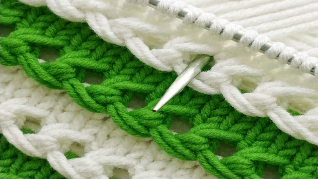 2 रंग का शानदार स्वेटर डिजाइन/Two Colour Sweater Design/Double Colour knitting/Do Rang ka design|