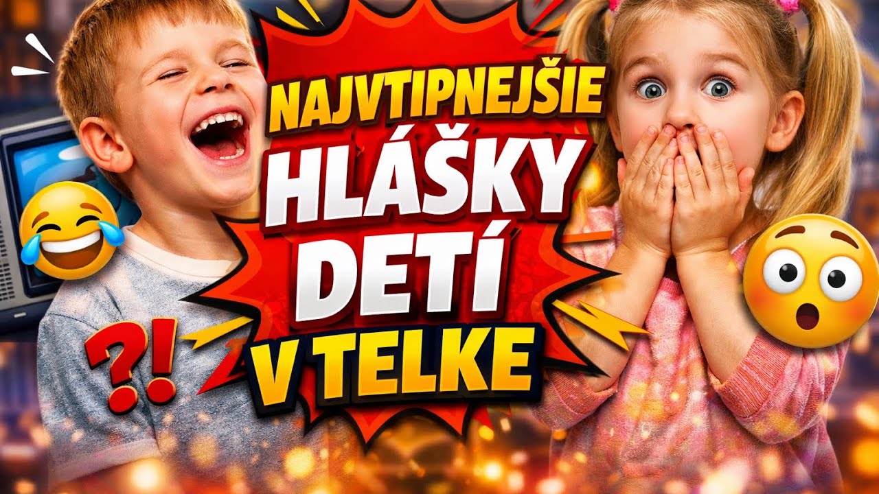NAJVTIPNEJŠIE HLÁŠKY DETÍ V TELKE (ČOŽE?!)