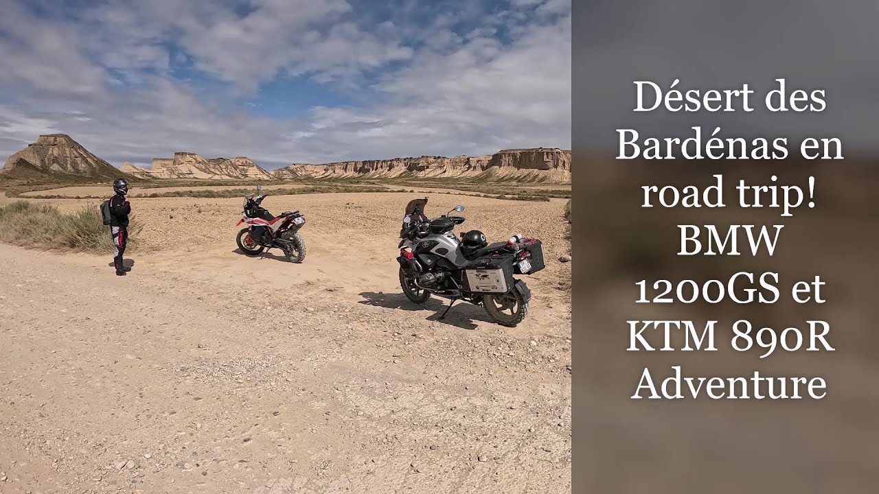 EP 04 Partie 01 Départ pour le désert des Bardenas en moto
