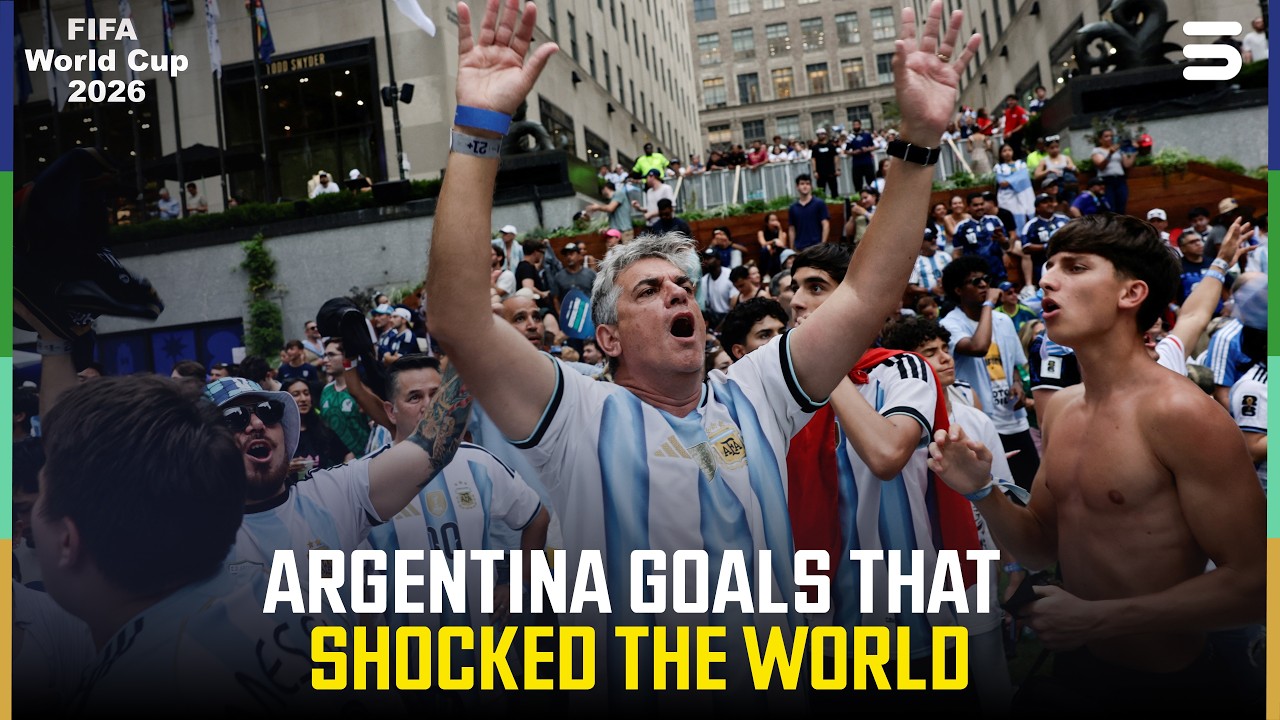 &iexcl;Locura total! Reacciones incre&iacute;bles de los fans de Argentina tras los golazos | World Cup | ZO1H