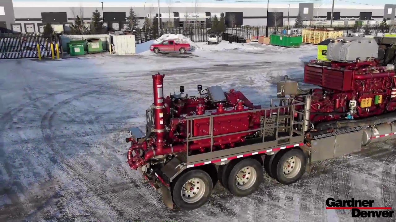 GD Energy Products | THUNDER 5000 HP Quintuplex Pump on STEP Energy Services’ Frac Trailer