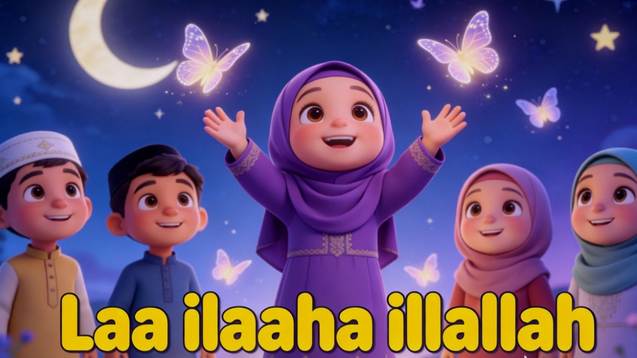Allah's Zikr for Kids, Laailahaillallah, Bismillah Nasheed, Islamic Song for Kids, Islamic Lullaby 1