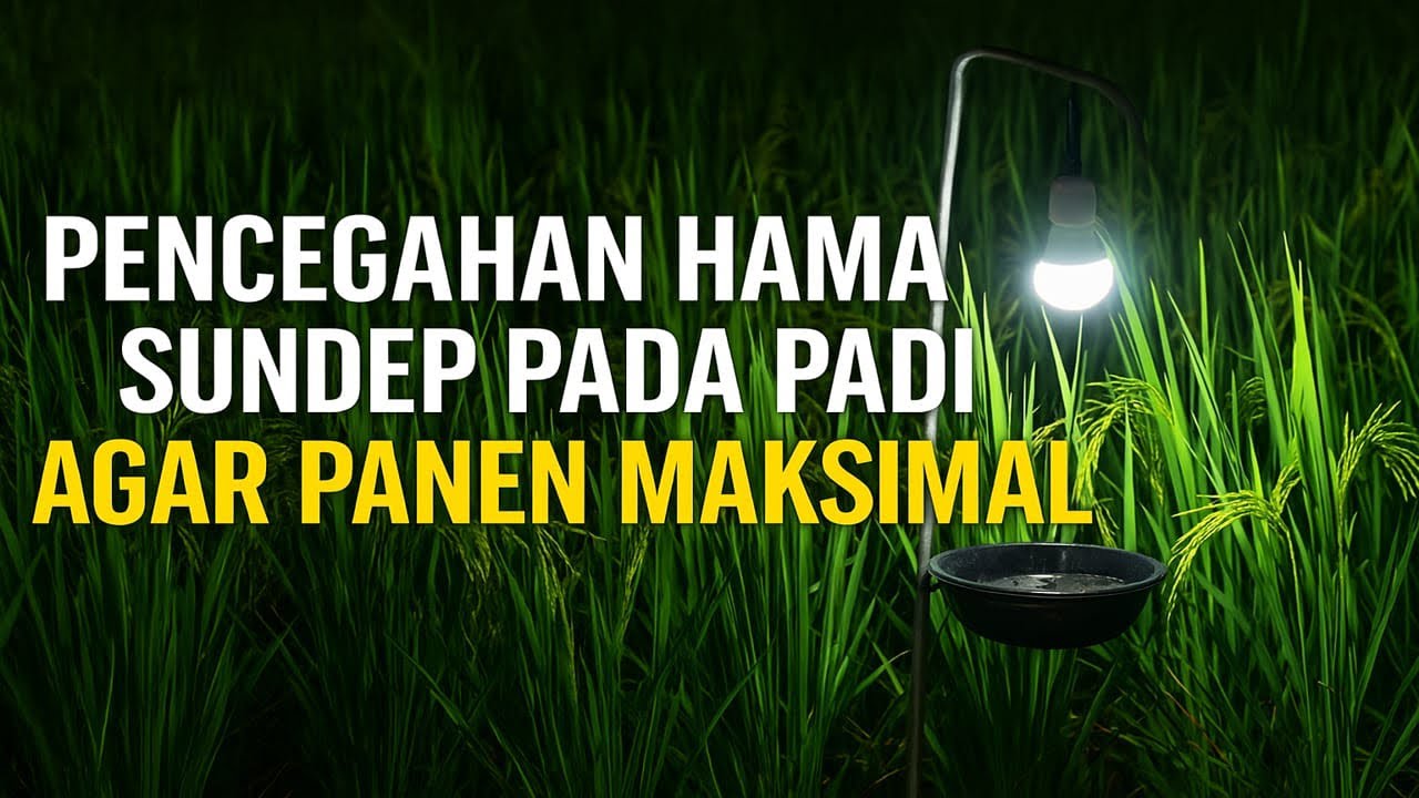 PENCEGAHAN HAMA SUNDEP SEBELUM MERUSAK TANAMAN PADI