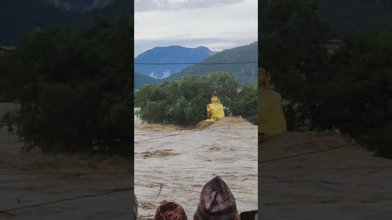 Narayani river flood today | Continuous rainfall causing flooding in Chitwan and nawalparasi live