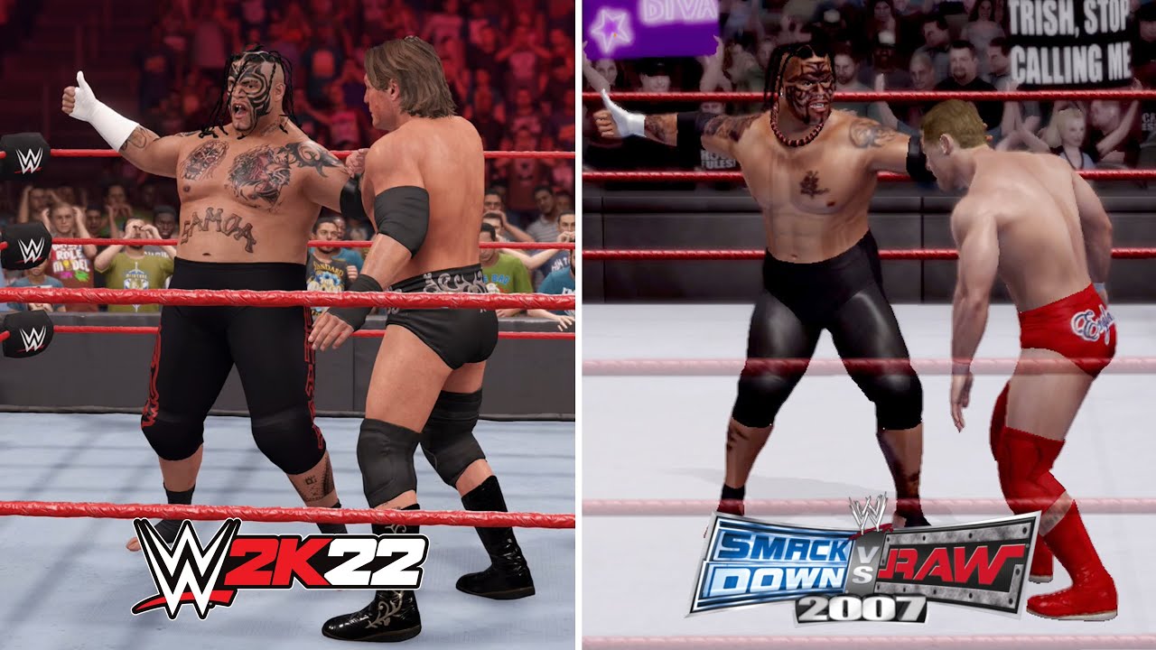 WWE 2K22 vs SVR 2007 - 30 Finisher Comparisons (Which Are Better?)