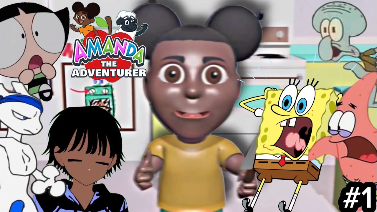 SpongeBob Gamers Play Amanda The Adventurer 1 #1 (F.T @KevPlayz381 & @InkB)