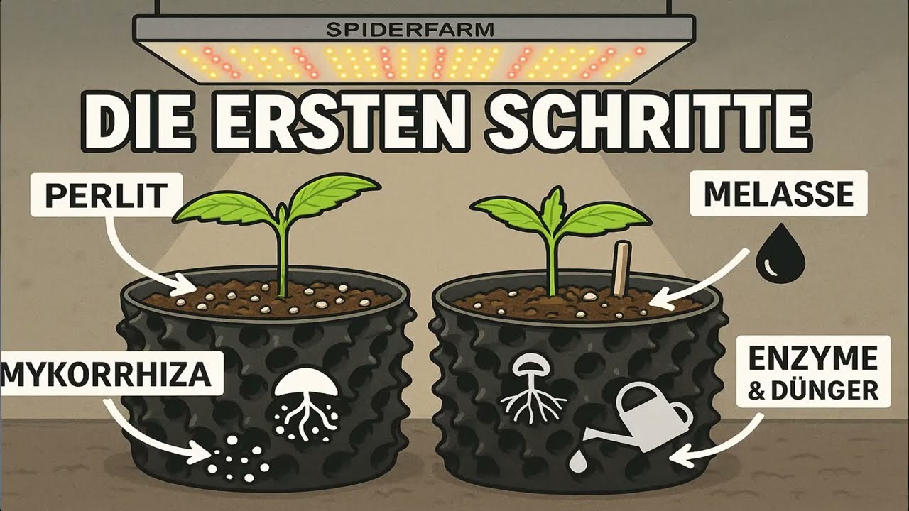 🌱Die ersten Schritte | Erde anmischen, Air-Pots & das Setup (Teil 1)🌱