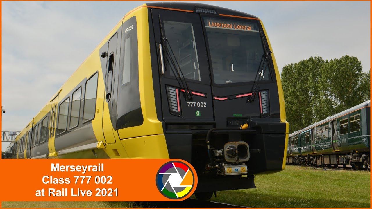 Merseyrail Class 777 002 on display at Rail Live 2021