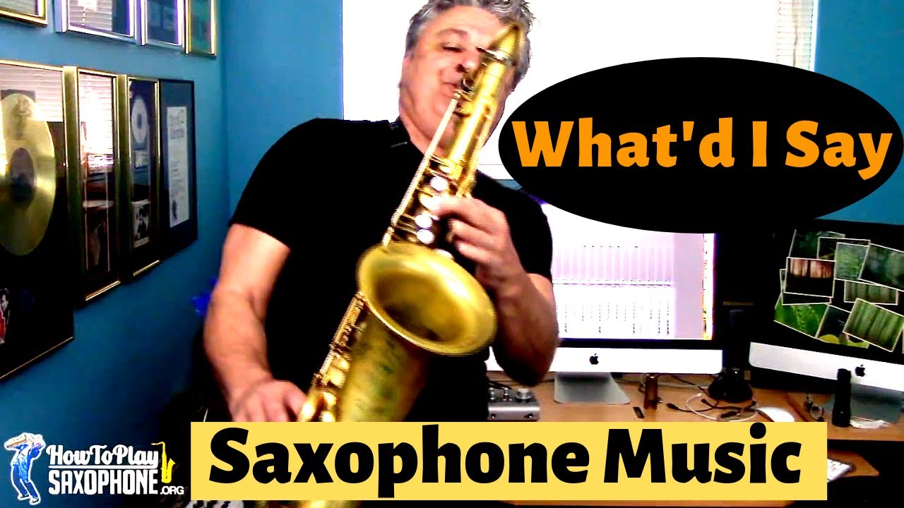What'd I Say - Saxophone Music and Backing Track