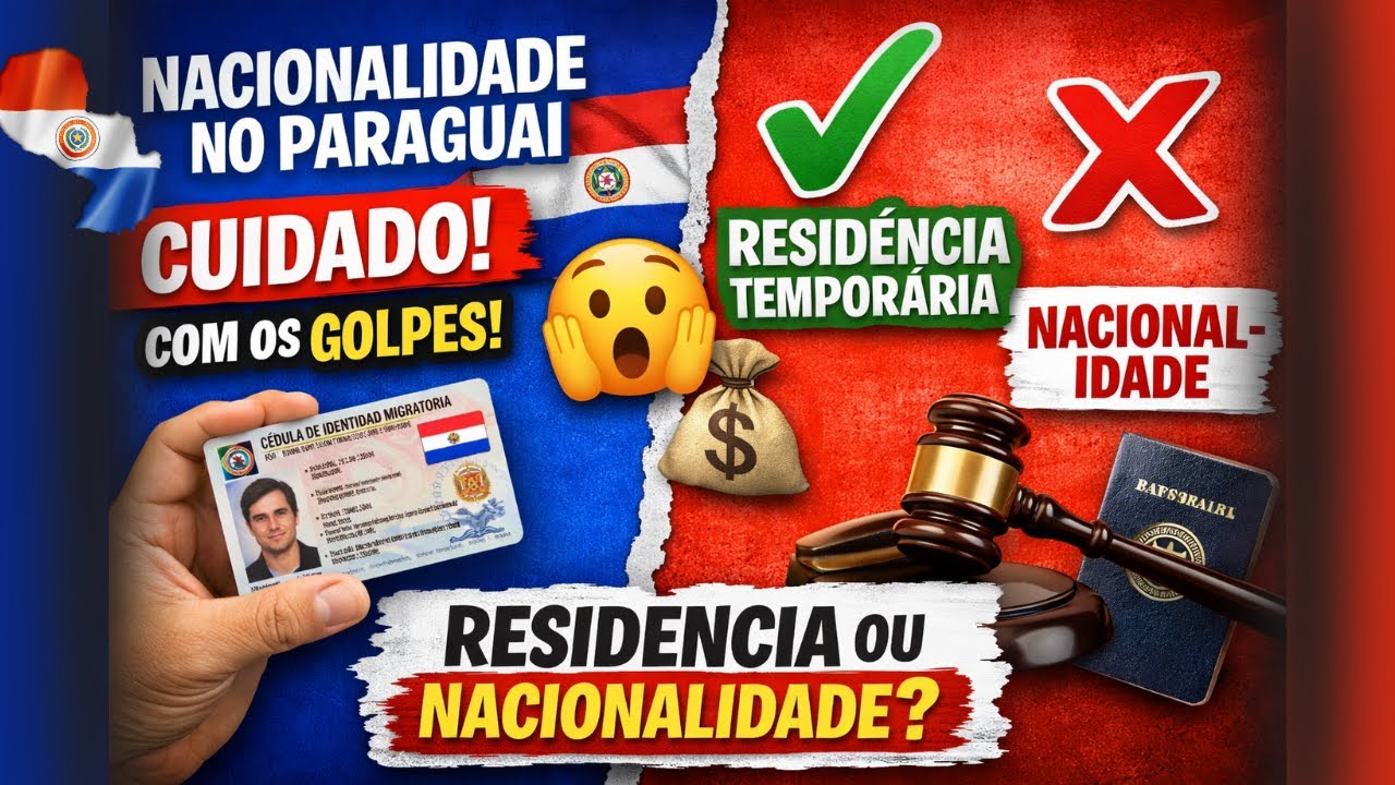Cidadania no Paraguai não é Residência: Entenda a Diferença Antes de Iniciar o Processo
