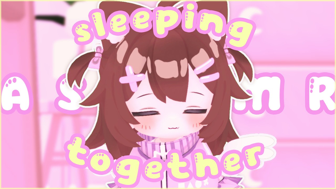 ASMR sleeping next to bratty imouto ♡ Personal attention 🌸 Rain ambience 🎀 Breathing sounds 🌷 Vtuber