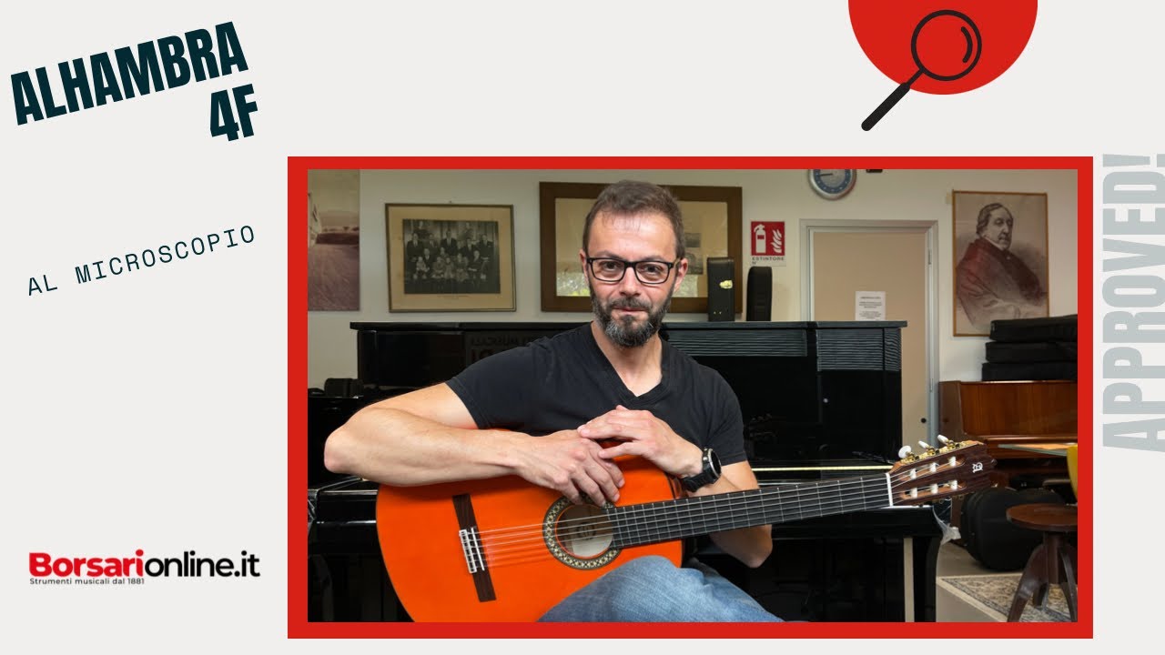Prova chitarra classica flamenca ALHAMBRA 4F a cura di borsarionline.it
