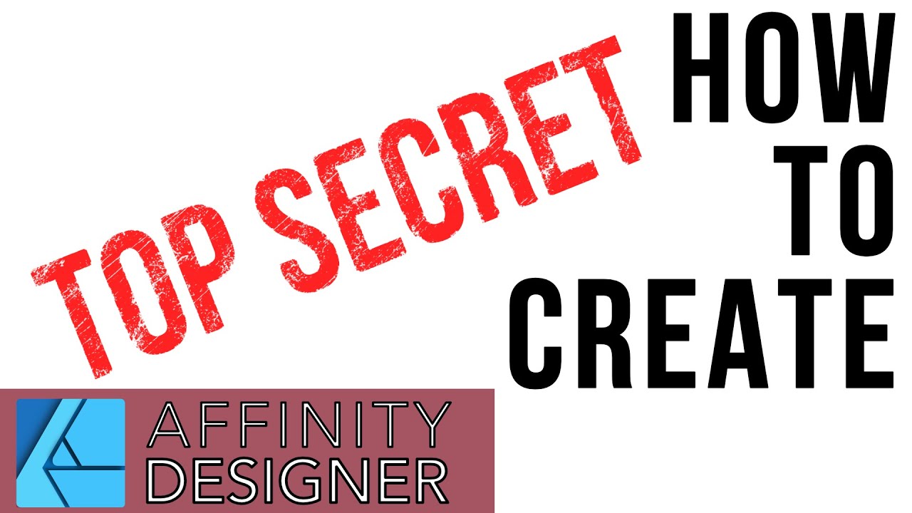 How to Create a Stamp Effect in Affinity Designer