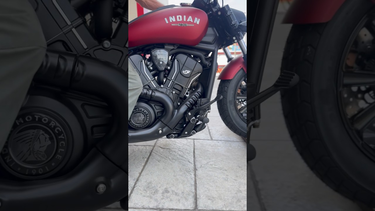 2025 Indian Scout Bobber Limited Sunset Red Smoke