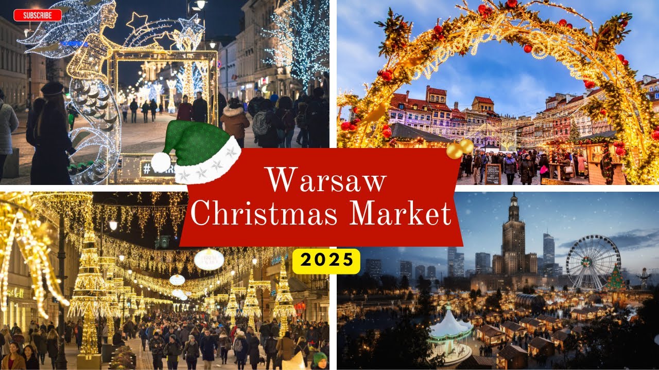 Вот как ощущается Рождество в Варшаве, Польша 🎄🇵🇱