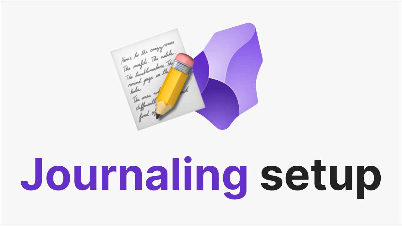 Пока вы не сделаете это, моя настройка будет неработоспособна в Obsidian Journaling.
