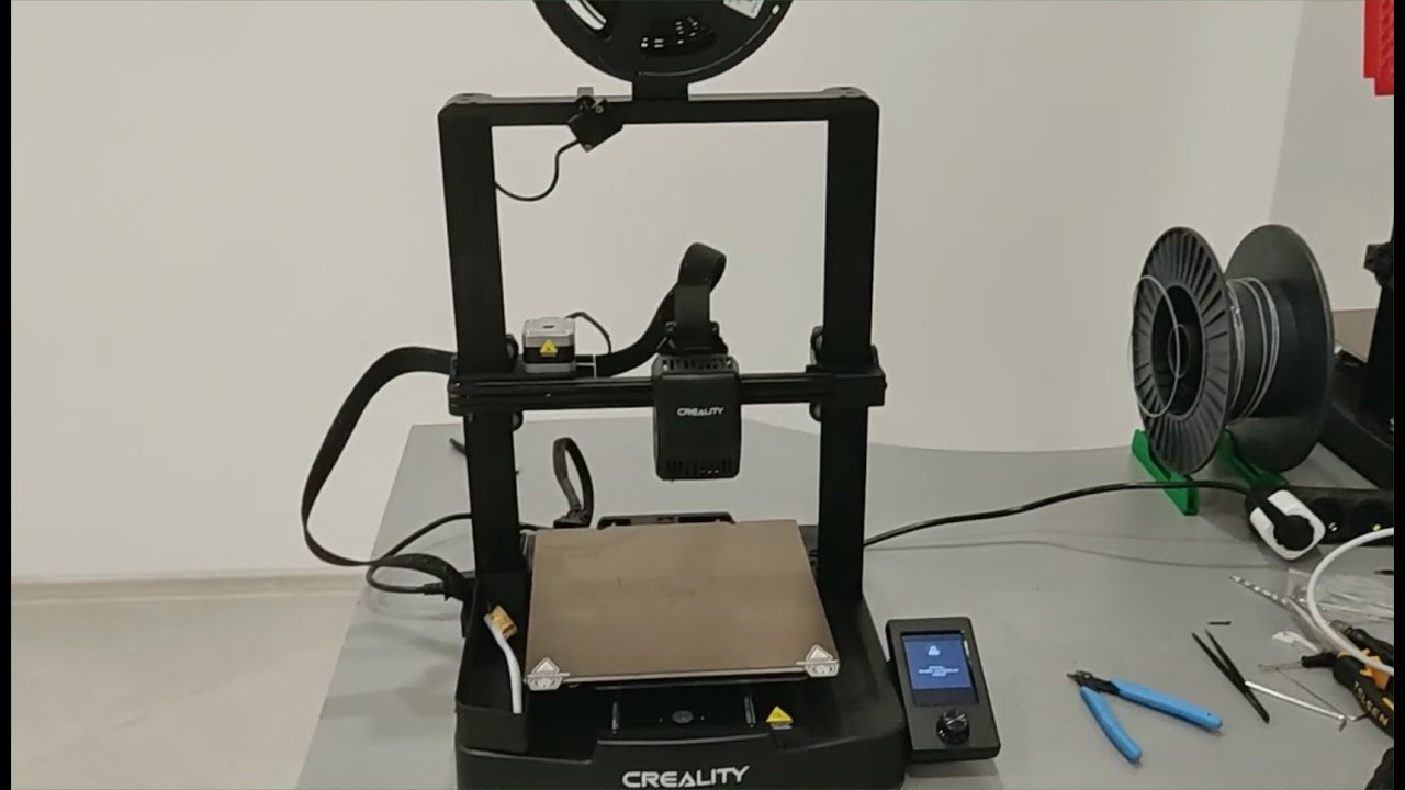 A filament sensor installation on the Ender 3 v3 SE printer