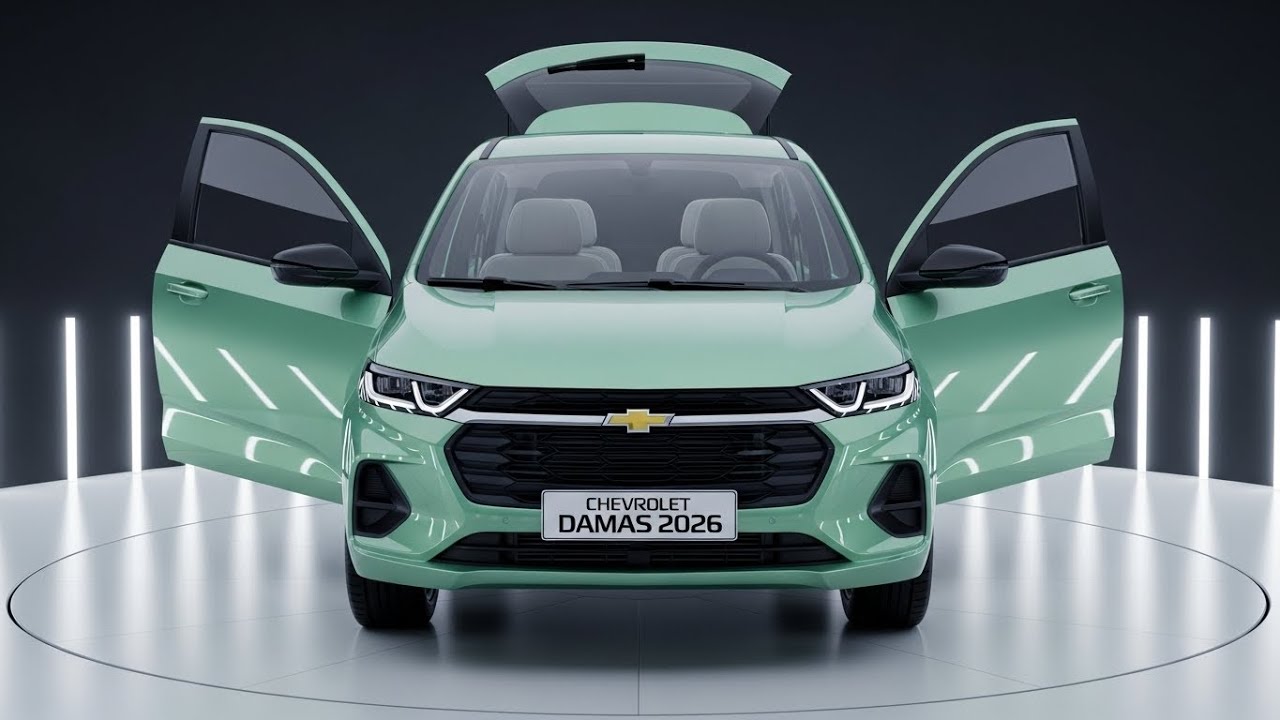 **Yangi Chevrolet Damas 2026: O‘zbekiston bozori uchun maxsus dizayn va yangilangan ko‘rinish**