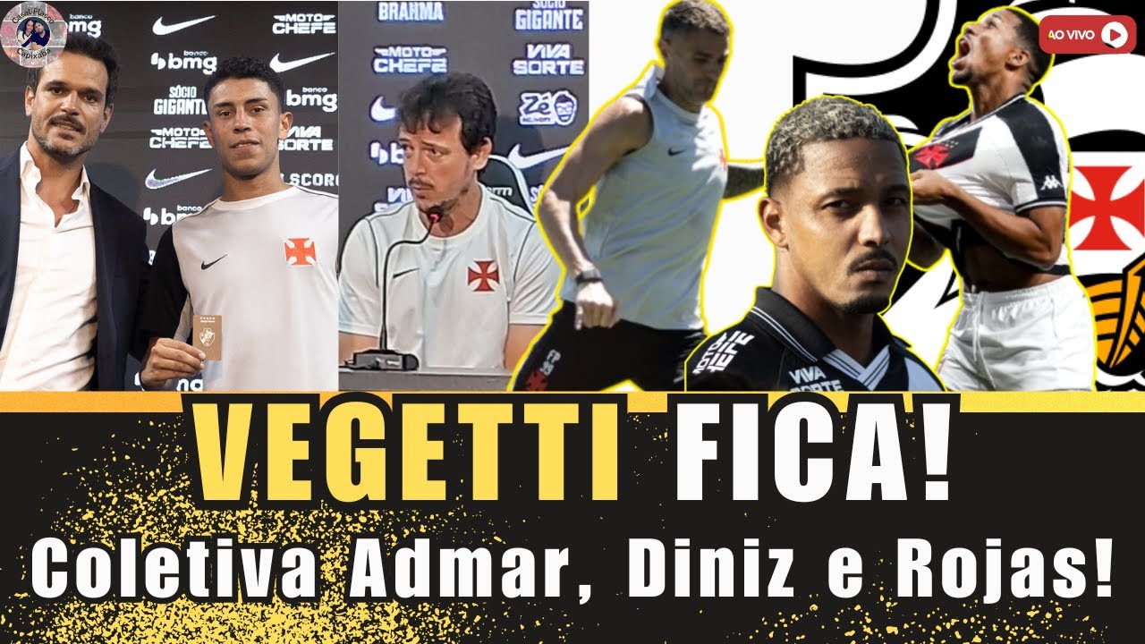 BOLETIM DO DIA DO VASCO! | APRESENTAÇÃO JOHAN ROJAS | ADMAR E DINIZ FALA SOBRE A TEMPORADA