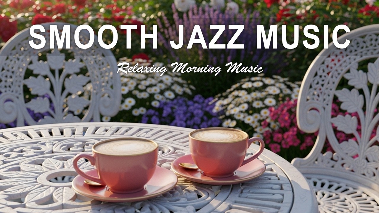 Smooth Jazz Music☕ Calm Morning Jazz & Cozy Café Ambience for Study & Work