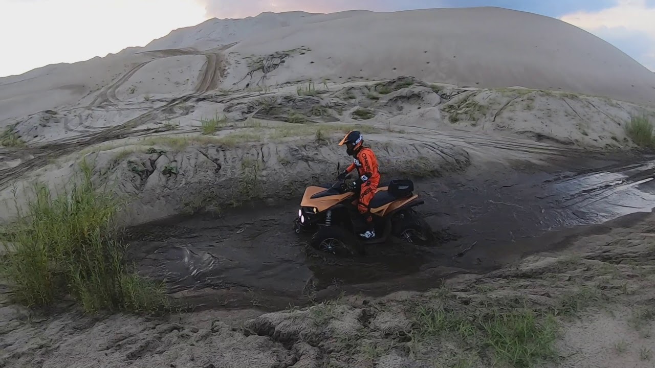Quad ATV Cectek Kingcobra Kiesgrube Modderbengels
