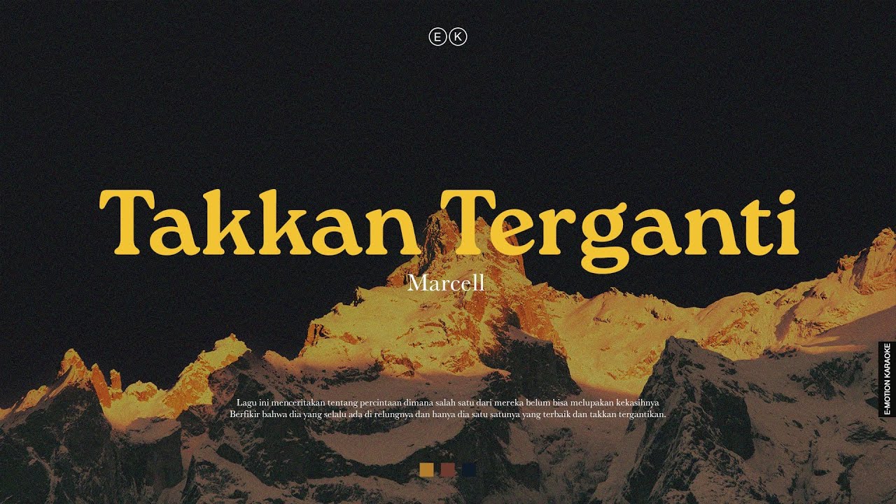 Marcell - Takkan Terganti (Official Karaoke)