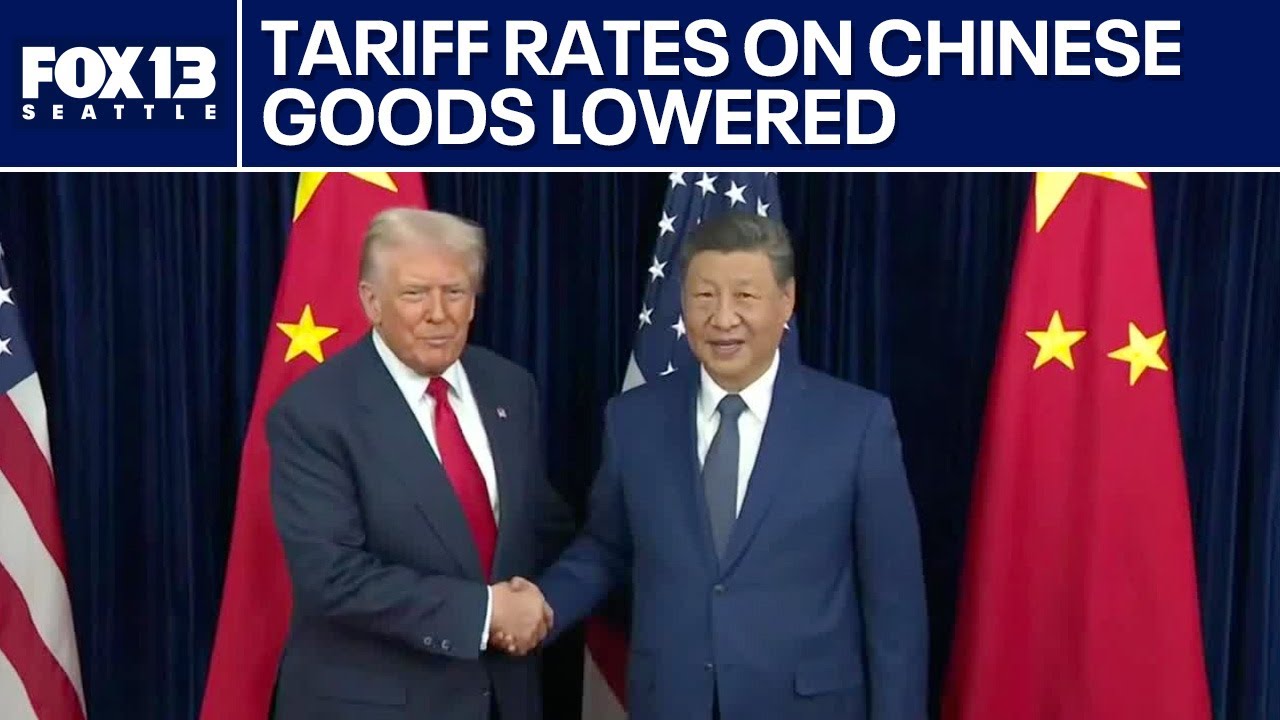 US tariff rates on imported Chinese goods lowered
