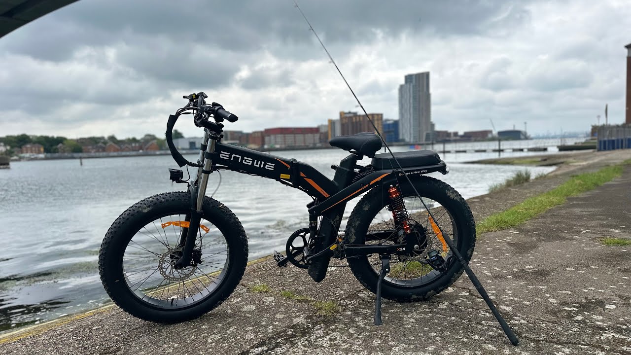 Lure Fishing Road Trip with my New Electric Bike! | Engwe X24 | Part 1