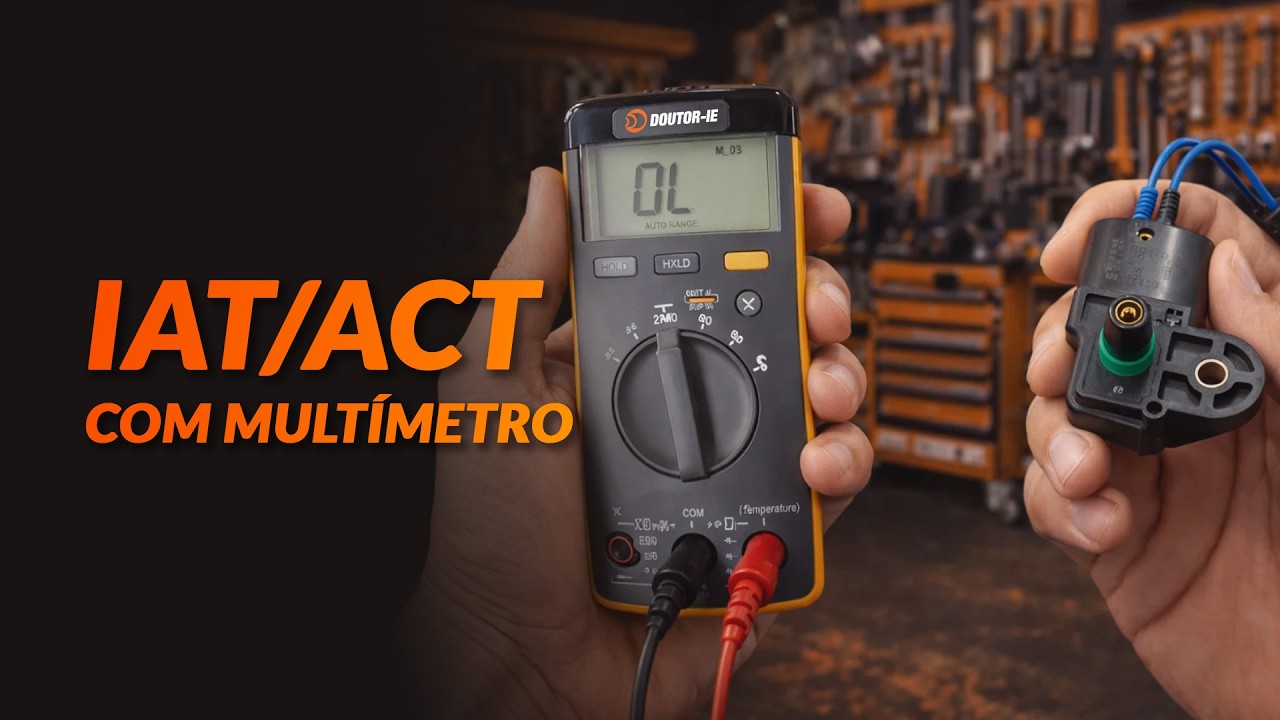 Como testar sensor IAT/ACT com multímetro? Passo a passo!