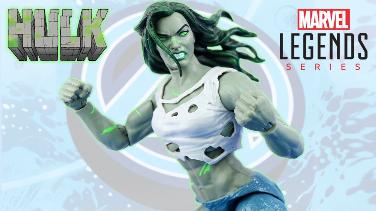 Marvel Legends MULHER HULK CINZA / Gray She Hulk Action Figure Review Hasbro
